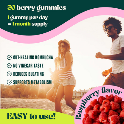 BoochBod Probiotic Kombucha Gummies